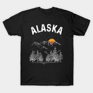 Vintage Retro Alaska State T-Shirt